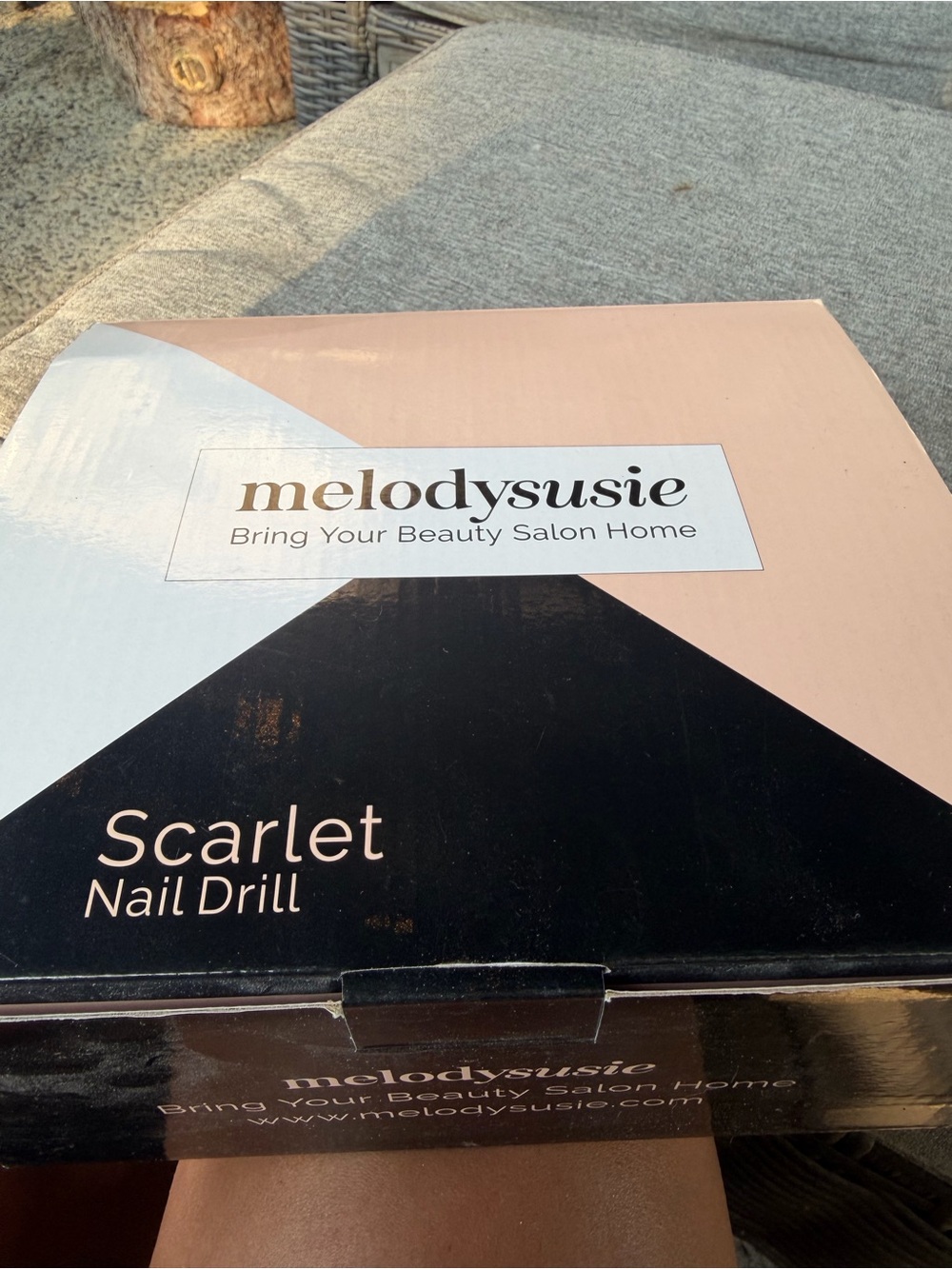 melodysusie Scarlet Nail Drill - Pink & Black Box